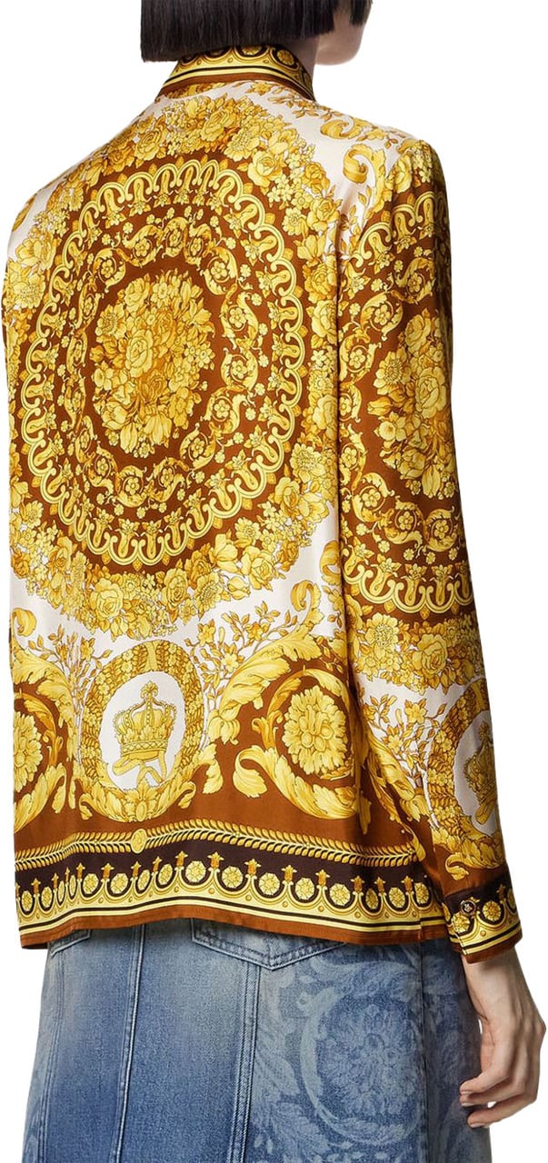 Versace Top Brown/Gold Goud