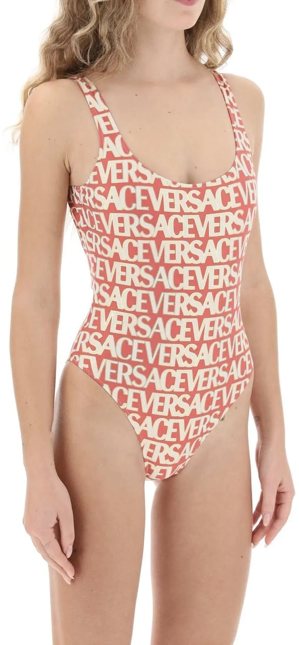 Versace One Piece Swimsuit Rood