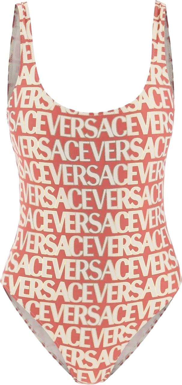 Versace One Piece Swimsuit Rood
