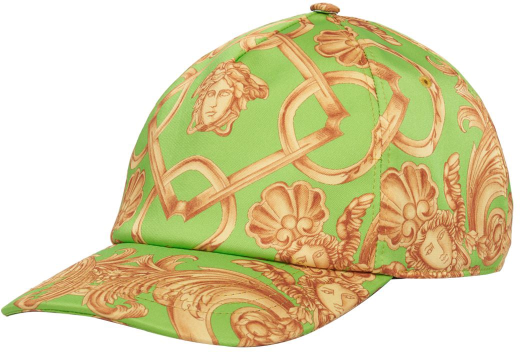 Versace Adjustable floral hat Goud
