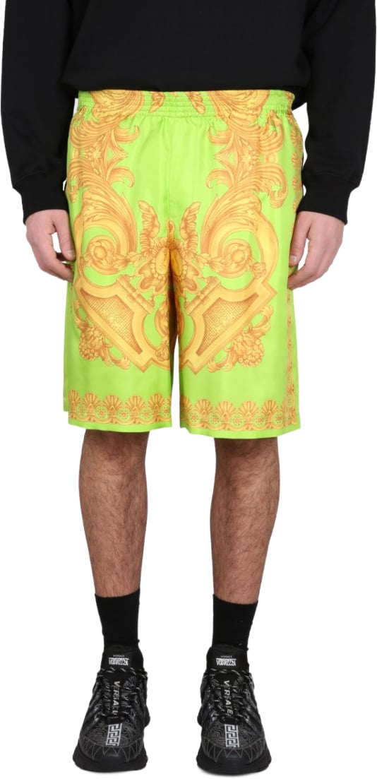 Versace Baroque Shorts 660 Groen