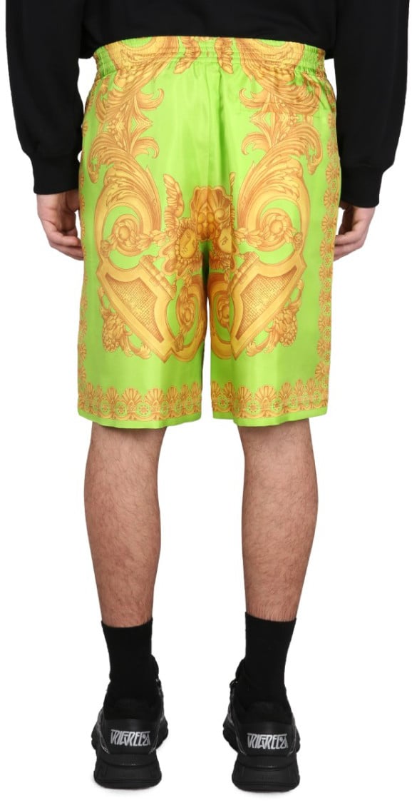 Versace Baroque Shorts 660 Groen