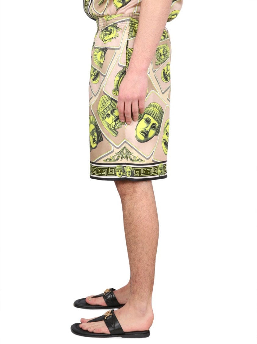 Versace Bermuda Shorts The Masks Groen