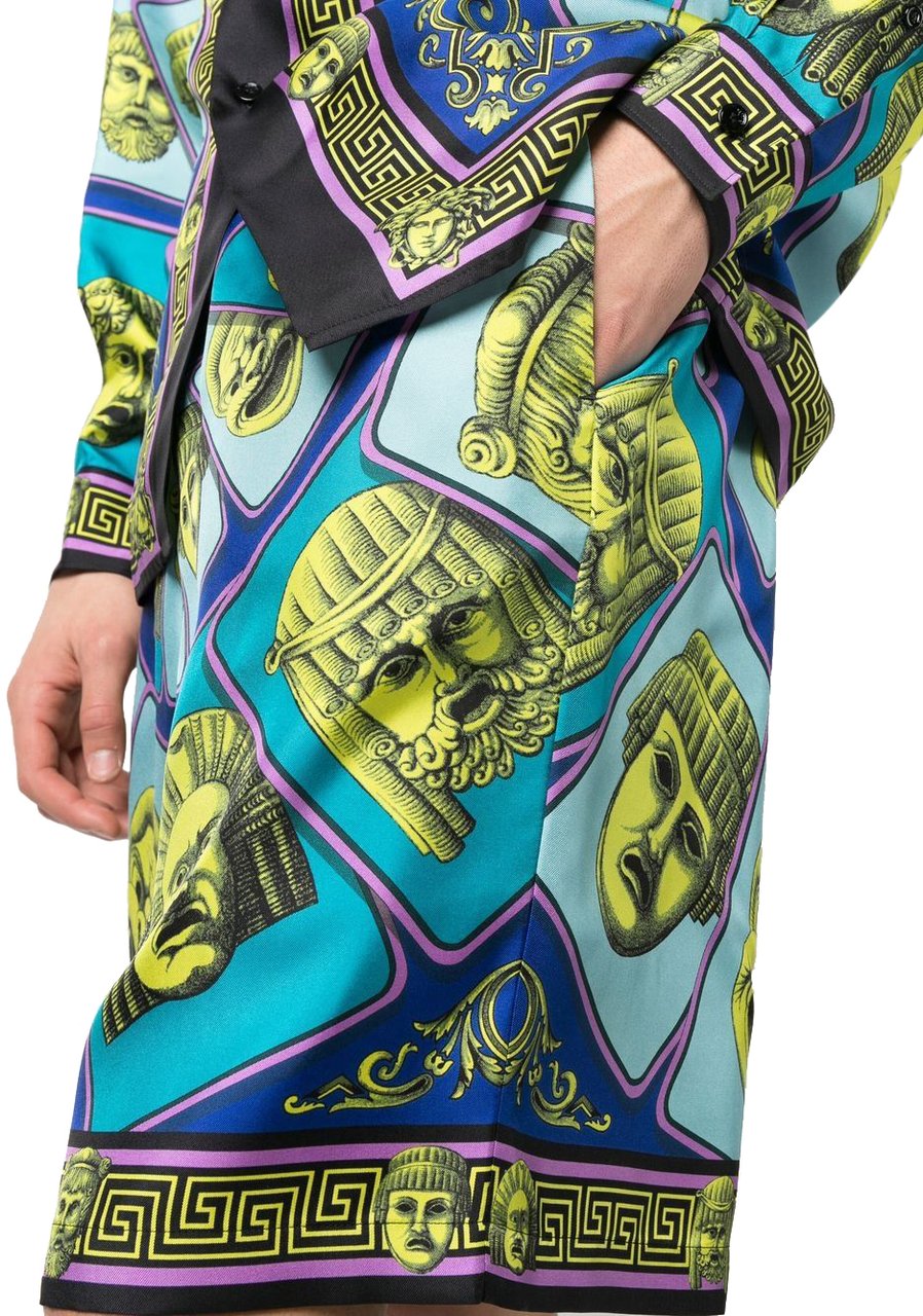 Versace Shorts Green Groen