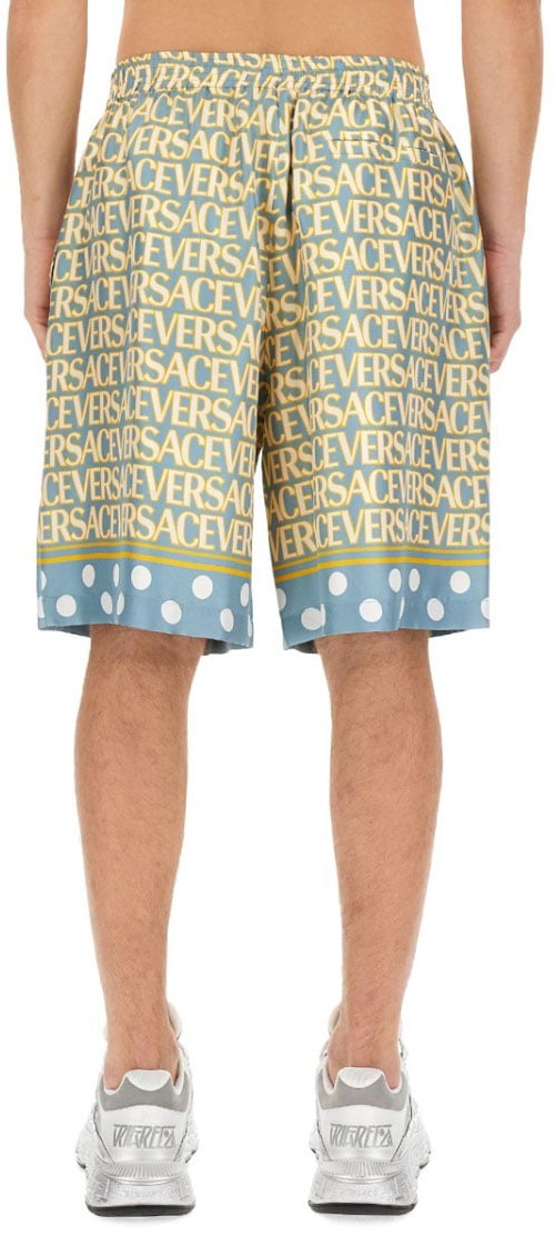 Versace Shorts With Logo Divers