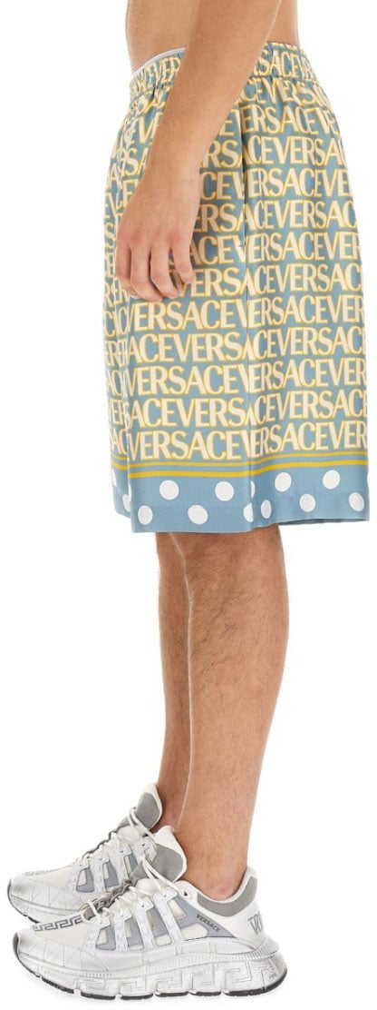 Versace Shorts With Logo Divers