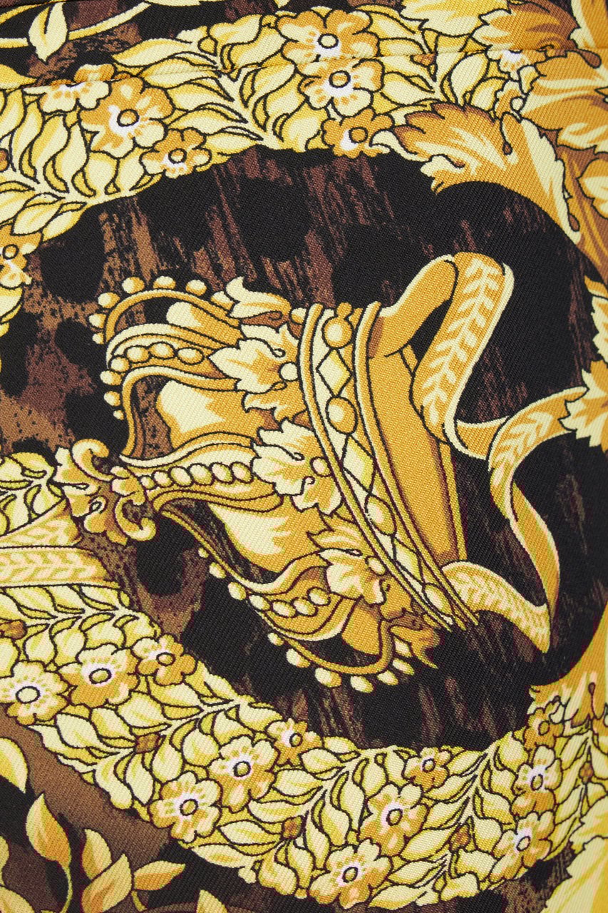 Versace Versace Printed silk bermuda shorts Divers