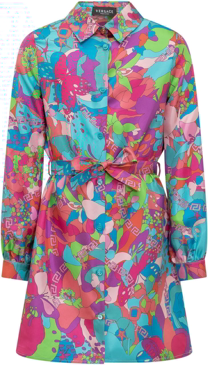 Versace Abito Floral Summer Divers