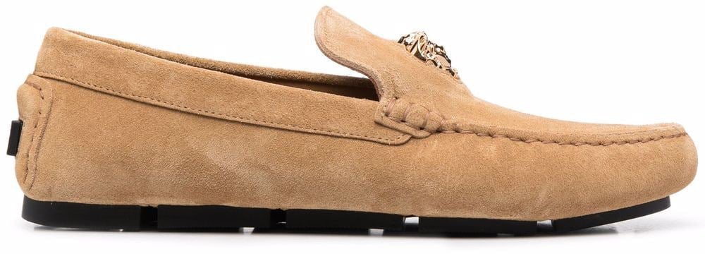 Versace Flat Shoes Sandgold Goud