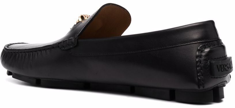 Versace Mocassino driver la medusa nero Zwart