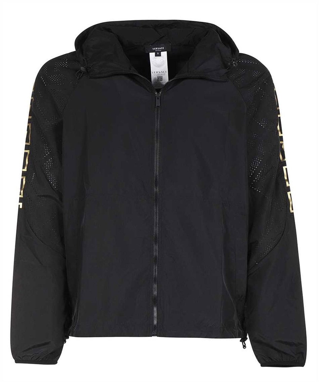 Versace Versace Greca Motif Jacket Zwart