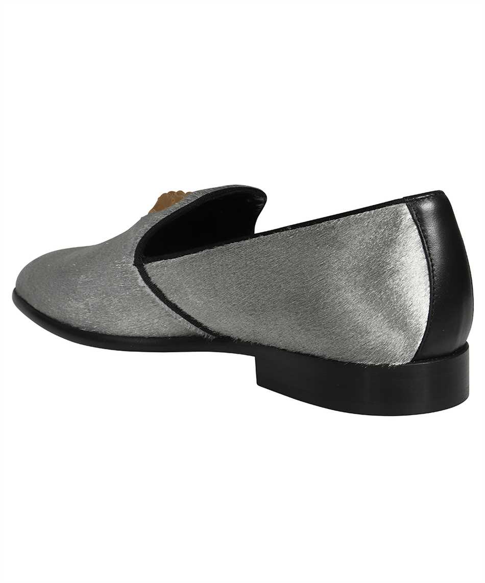 Versace Fur moccasins Zilver