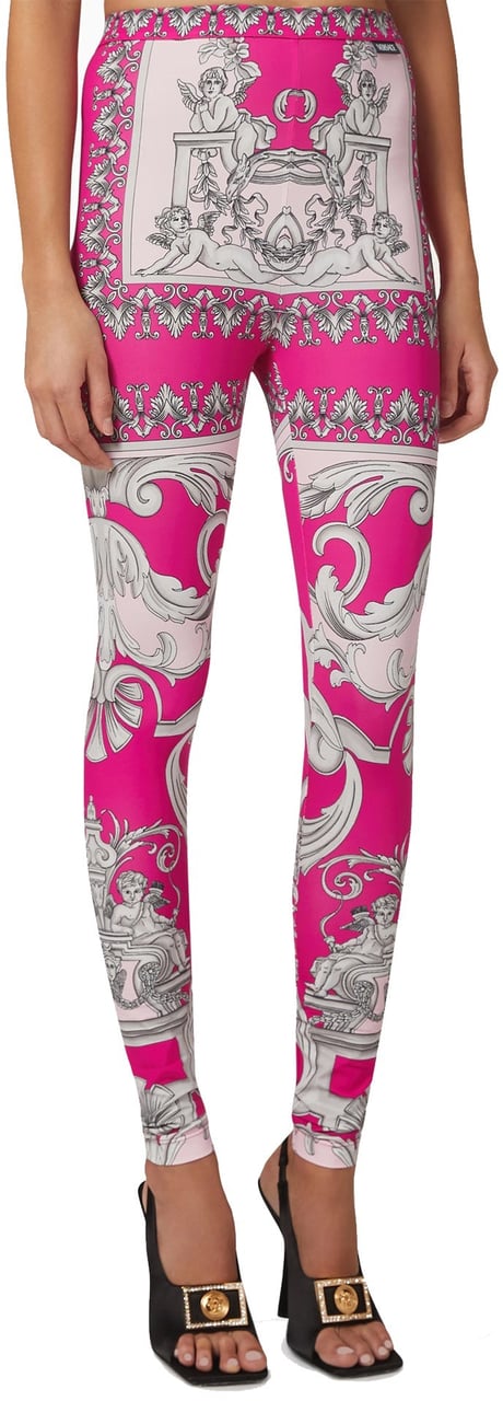 Versace Baroque Print Leggings Divers