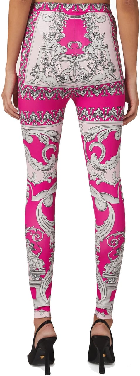 Versace Baroque Print Leggings Divers