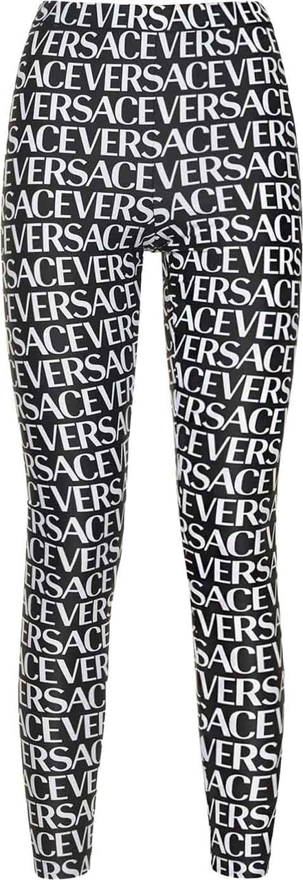 Versace Logo Leggings Zwart