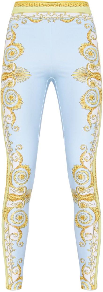 Versace Trousers Clear Blue Blauw