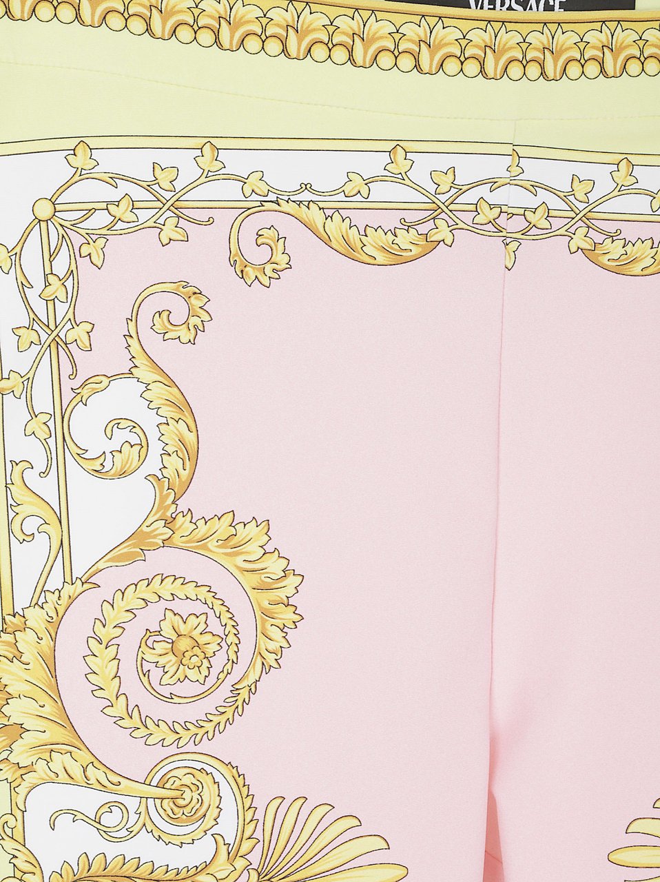 Versace Fitted Pink Lycra Leggings Neutraal