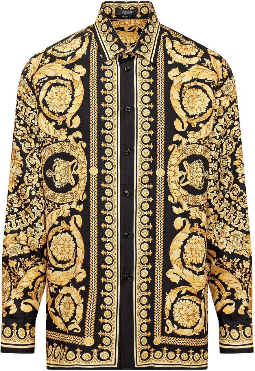 Versace Camicia Versace Geel