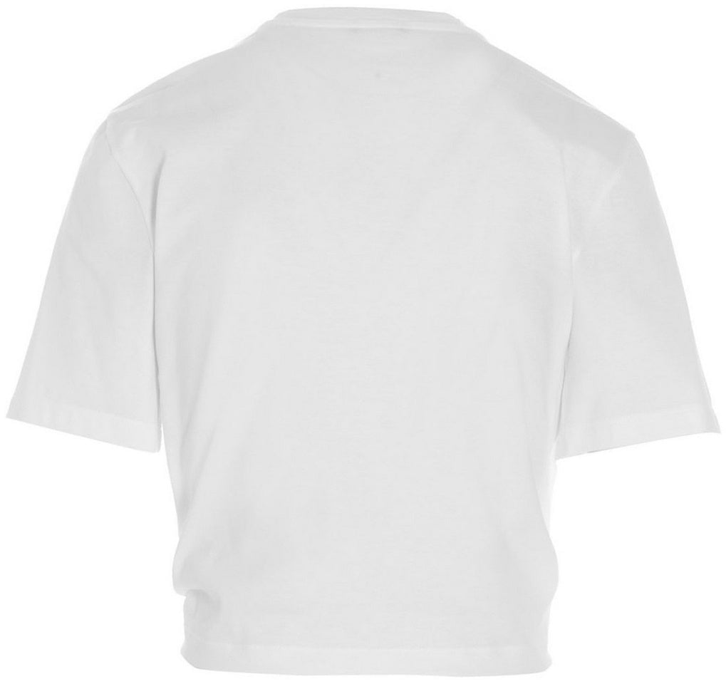 Versace Versace Pin Logo T-shirt Wit
