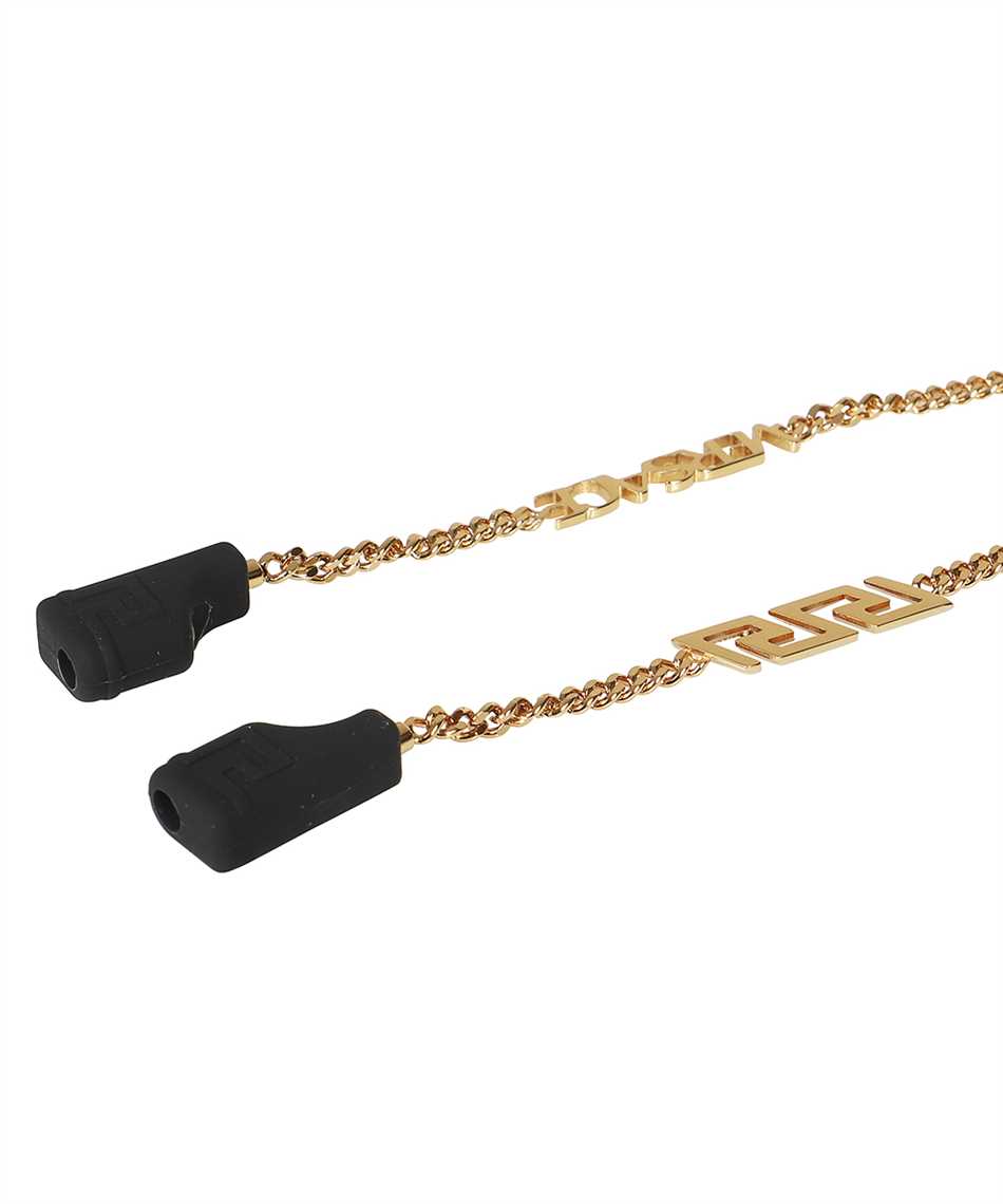 Versace Chain strap for wireless headphones Zwart