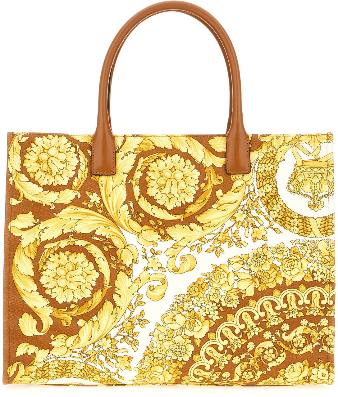 Versace Versace Printed canvas shopping bag Divers