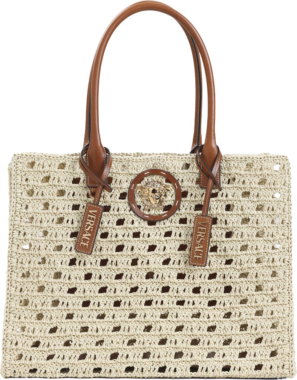 Versace Versace Rafia Large Tote Bag Divers