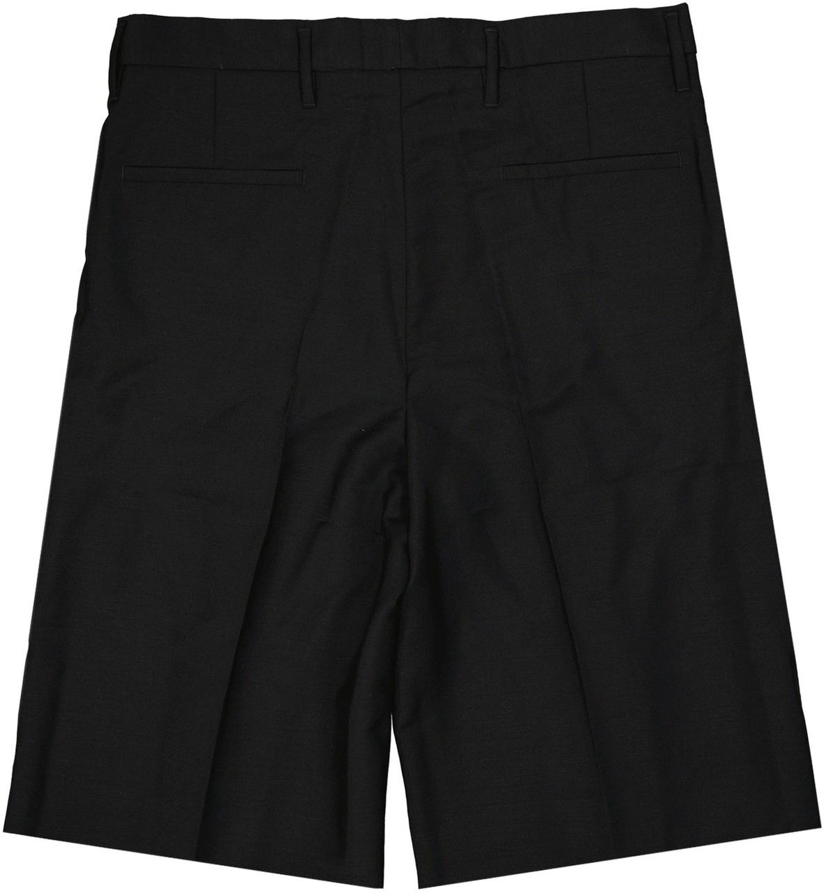 Versace Versace Wool Classic Shorts Zwart