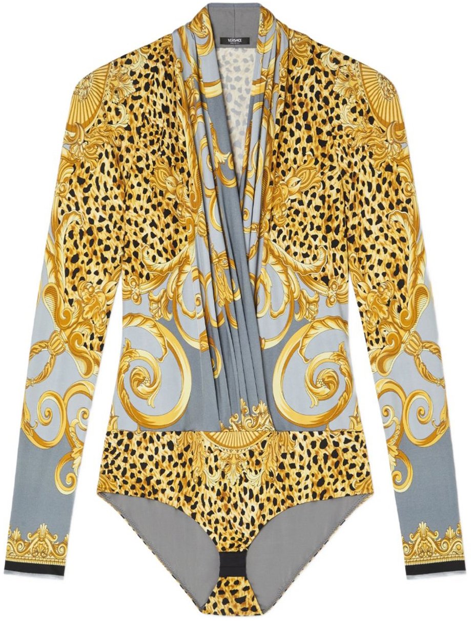 Versace Top Grey Gold Goud
