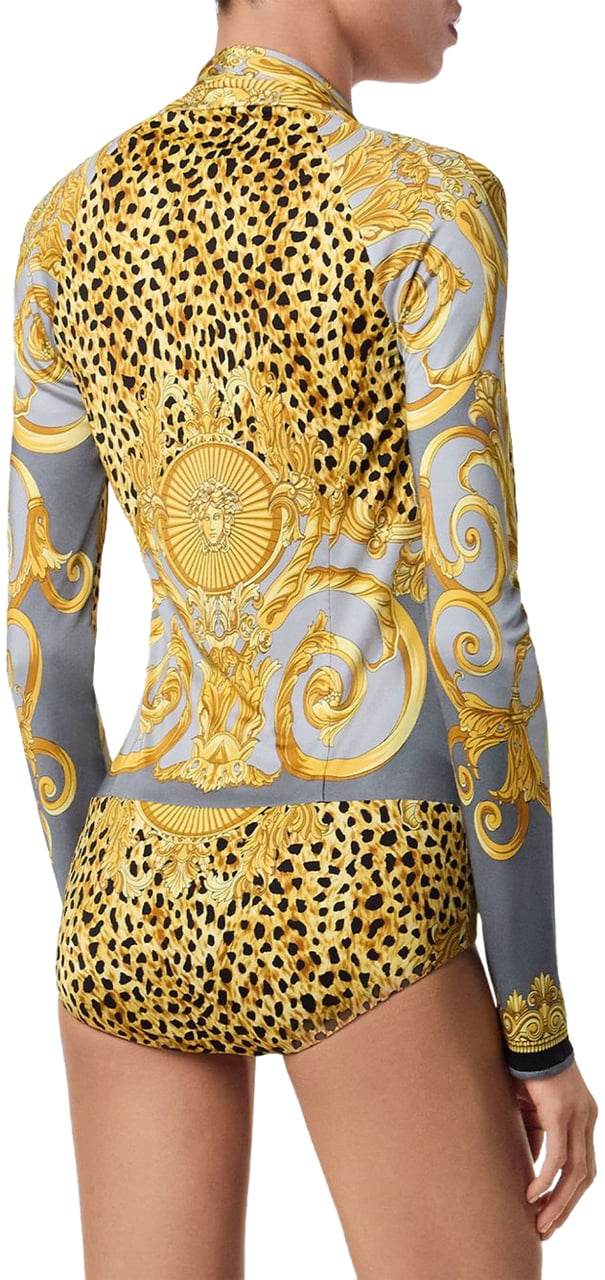 Versace Top Grey Gold Goud