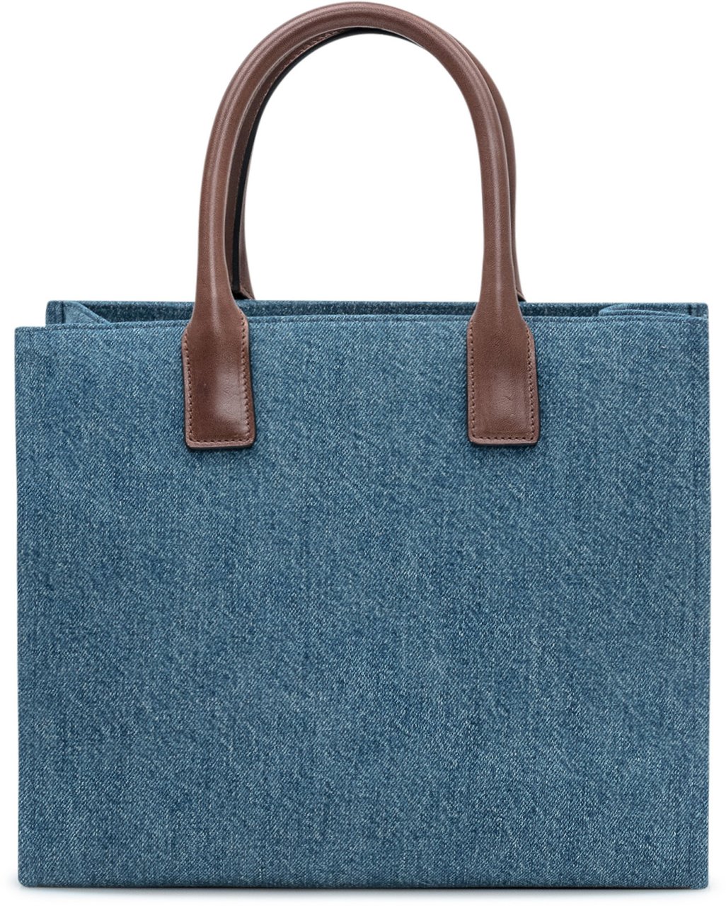 Versace Borsa Tote Piccola in Tessuto Blauw