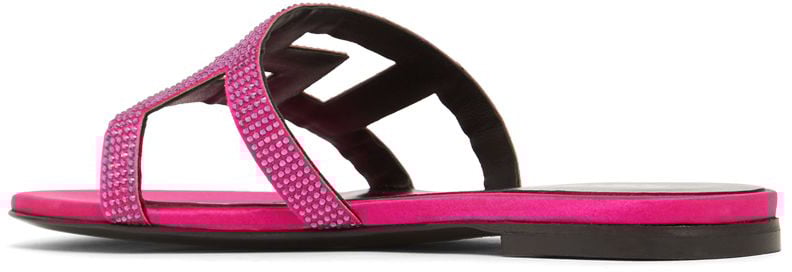Versace Elegant, lightweight and versatile summer mules Roze