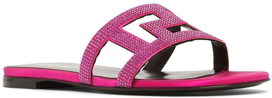 Versace Elegant, lightweight and versatile summer mules Roze