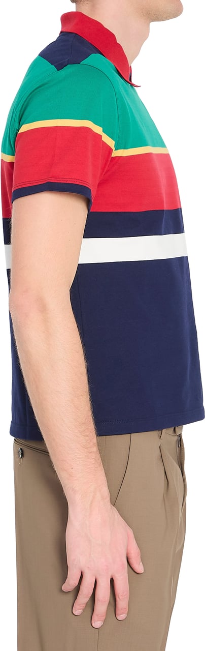 Versace Striped cotton T-shirt Divers