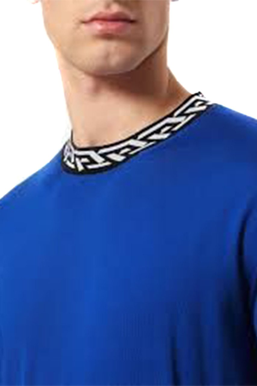 Versace Sweaters Blue Blauw