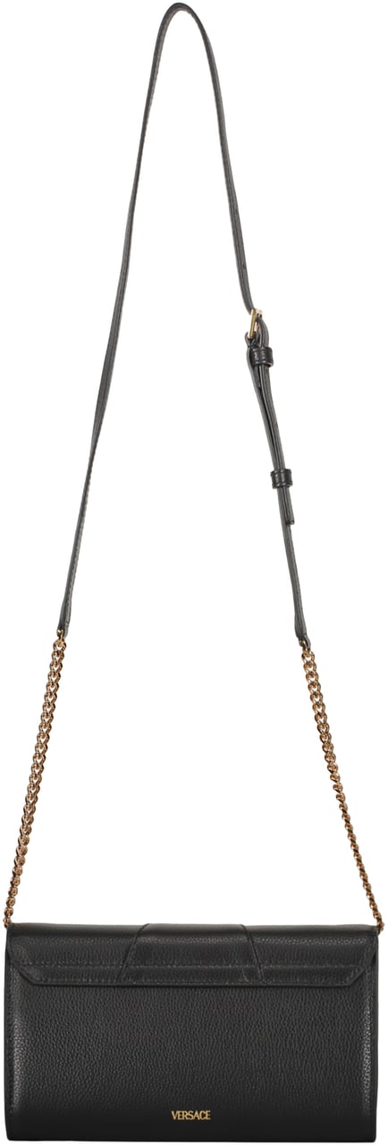 Versace Leather clutch Zwart