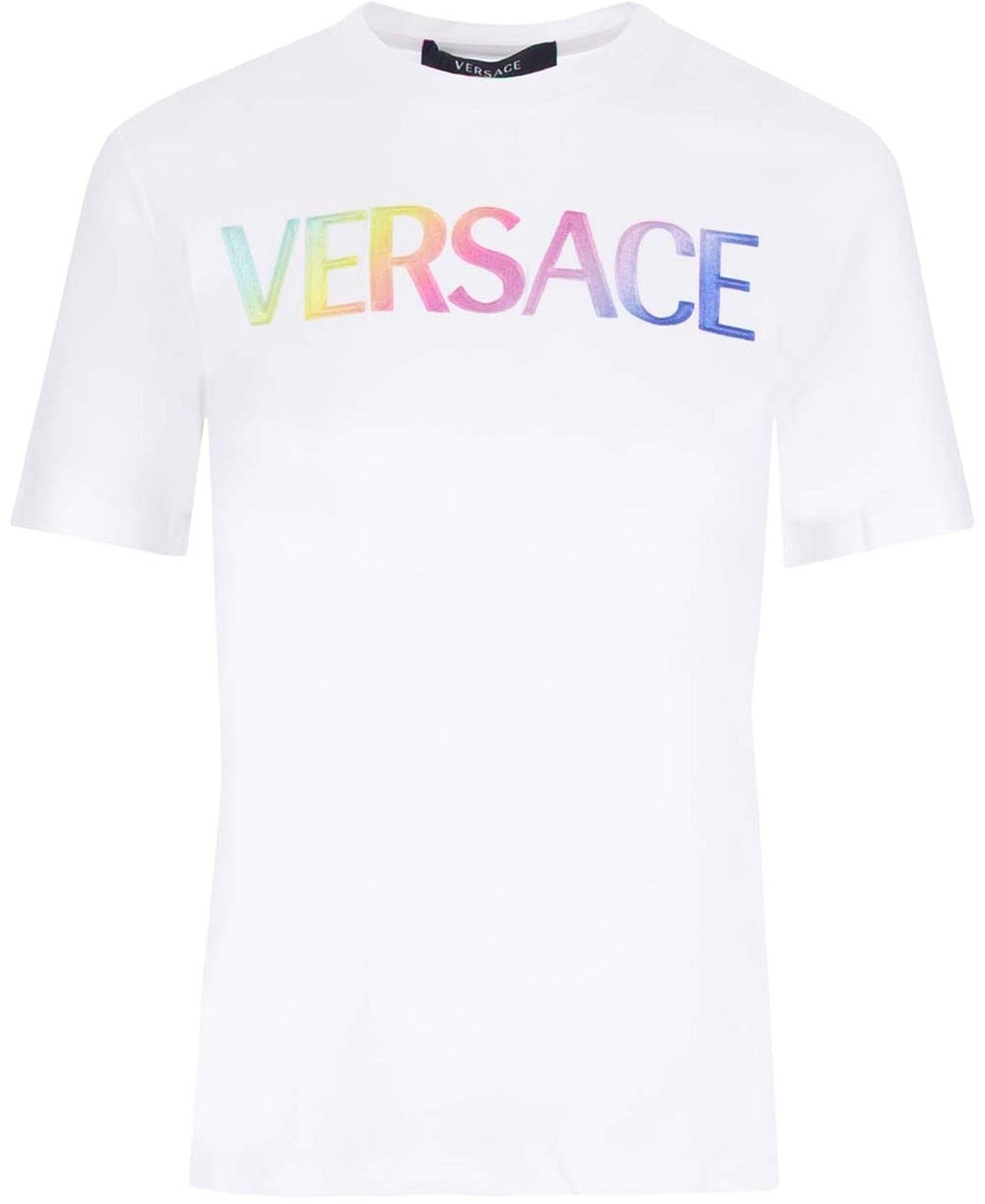 Versace Versace Cotton Logo T-Shirt Wit