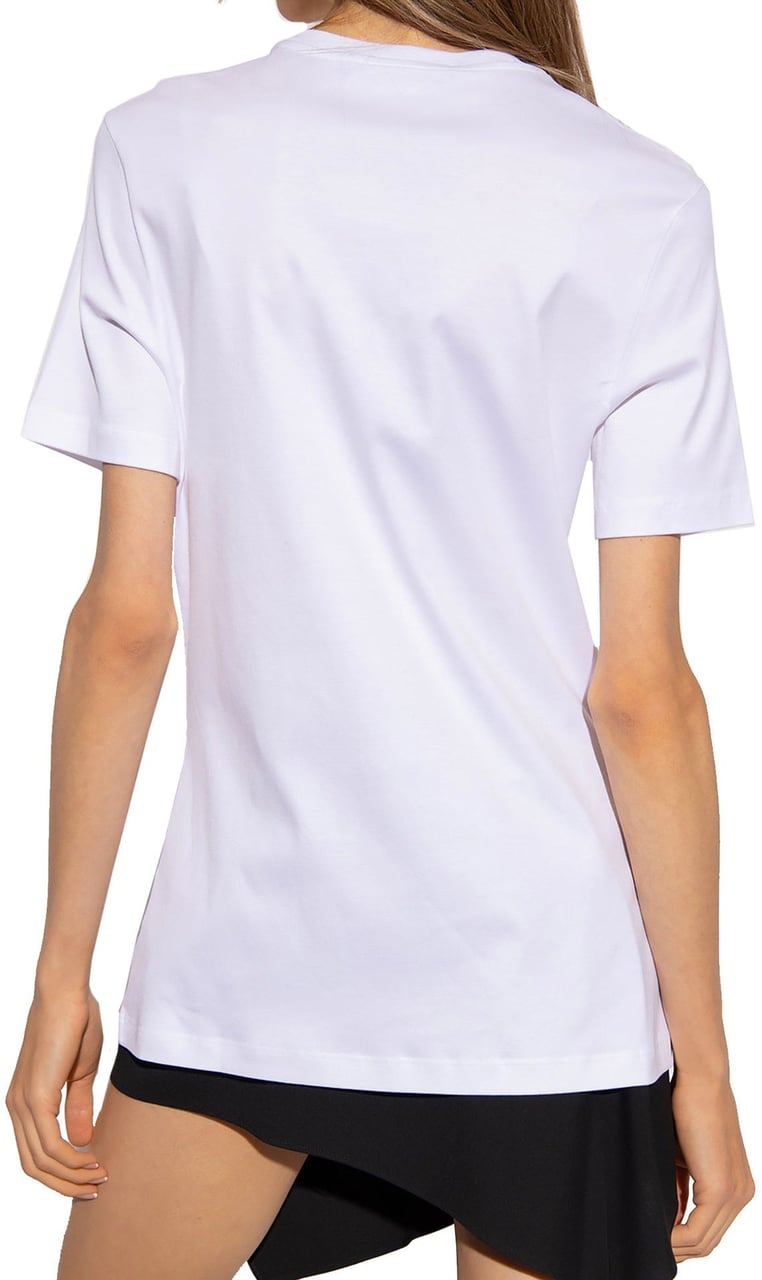 Versace Versace Cotton Logo T-Shirt Wit
