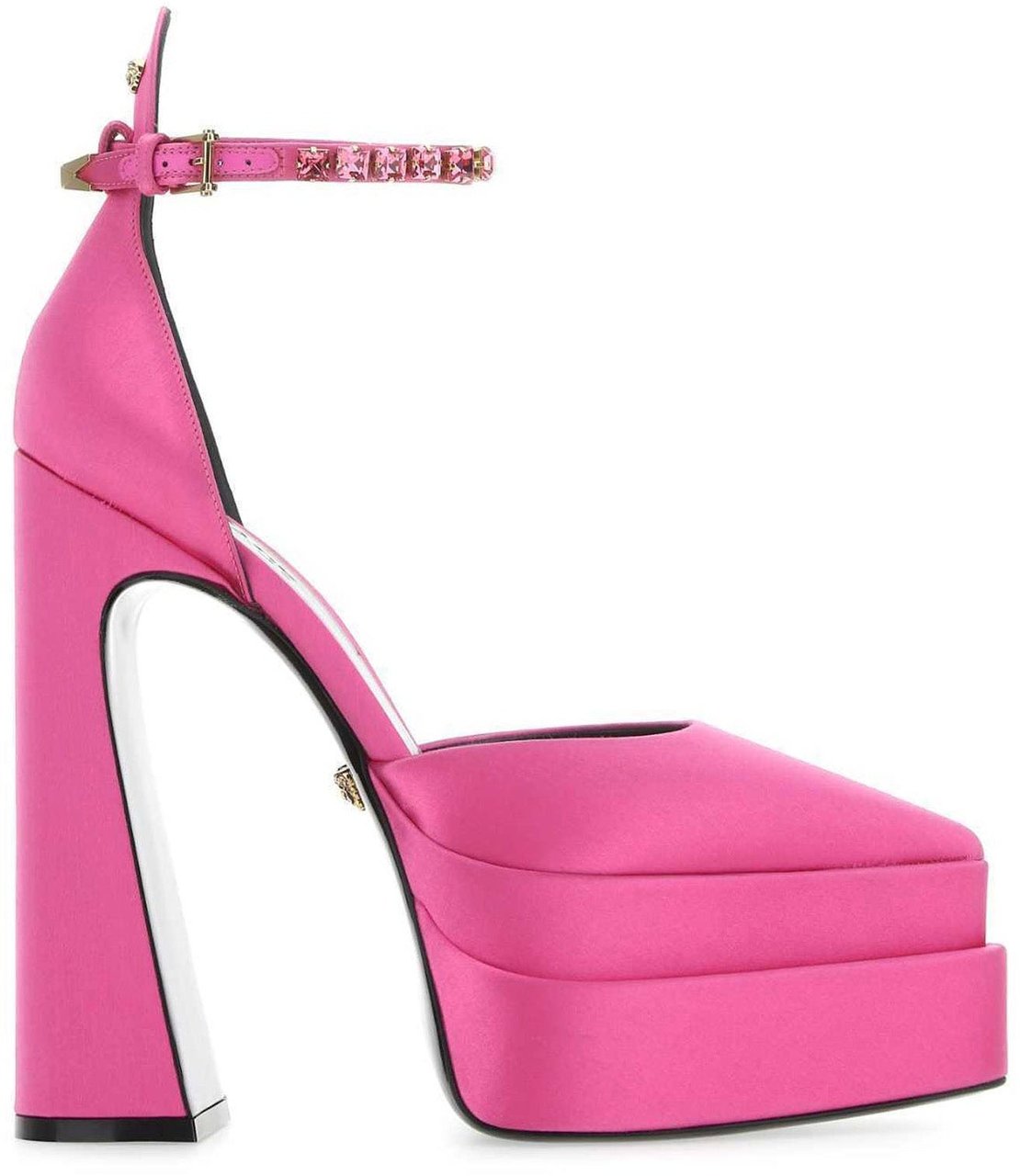 Versace Versace Silk Satin Pumps Roze