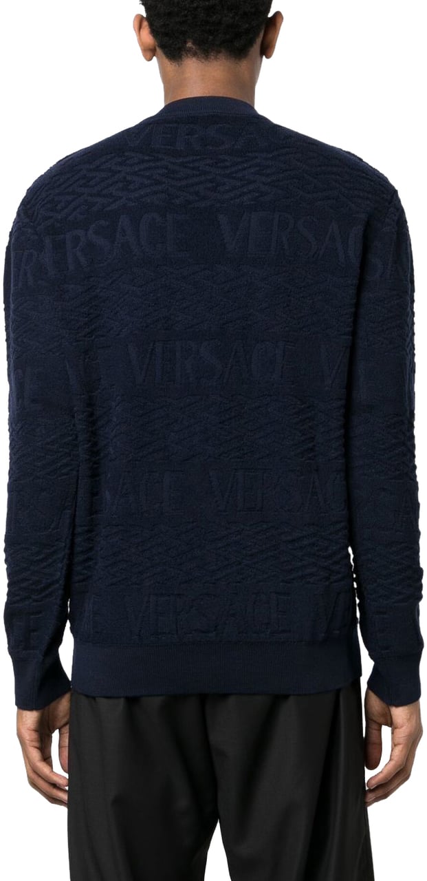 Versace Sweaters Blue Blauw