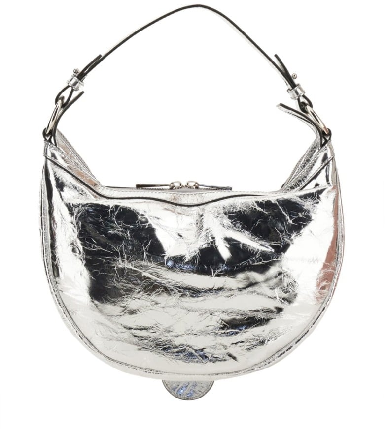 Versace Repeat Small Hobo Bag Zilver