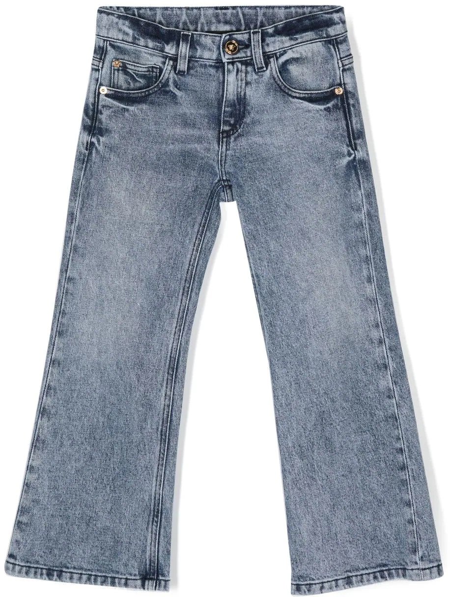 Versace pant denim blue Blauw