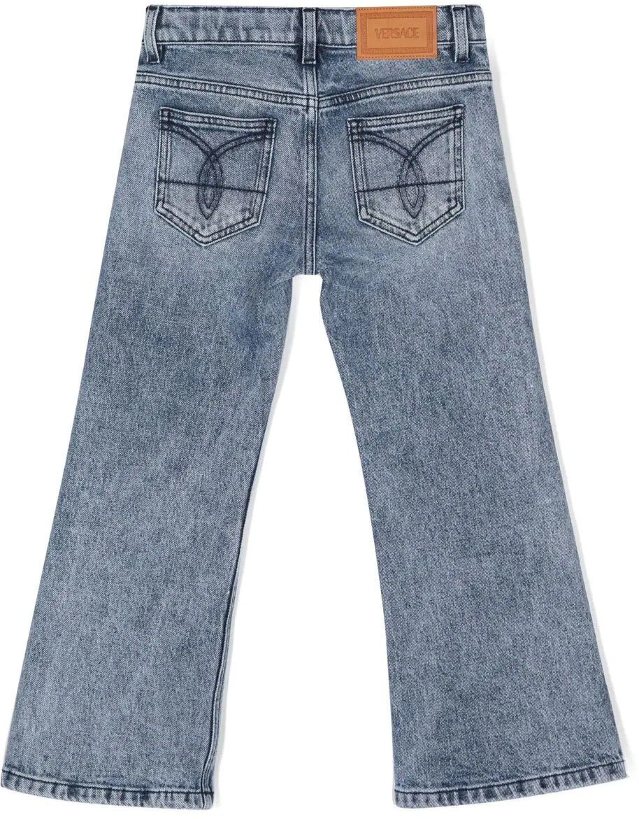 Versace pant denim blue Blauw