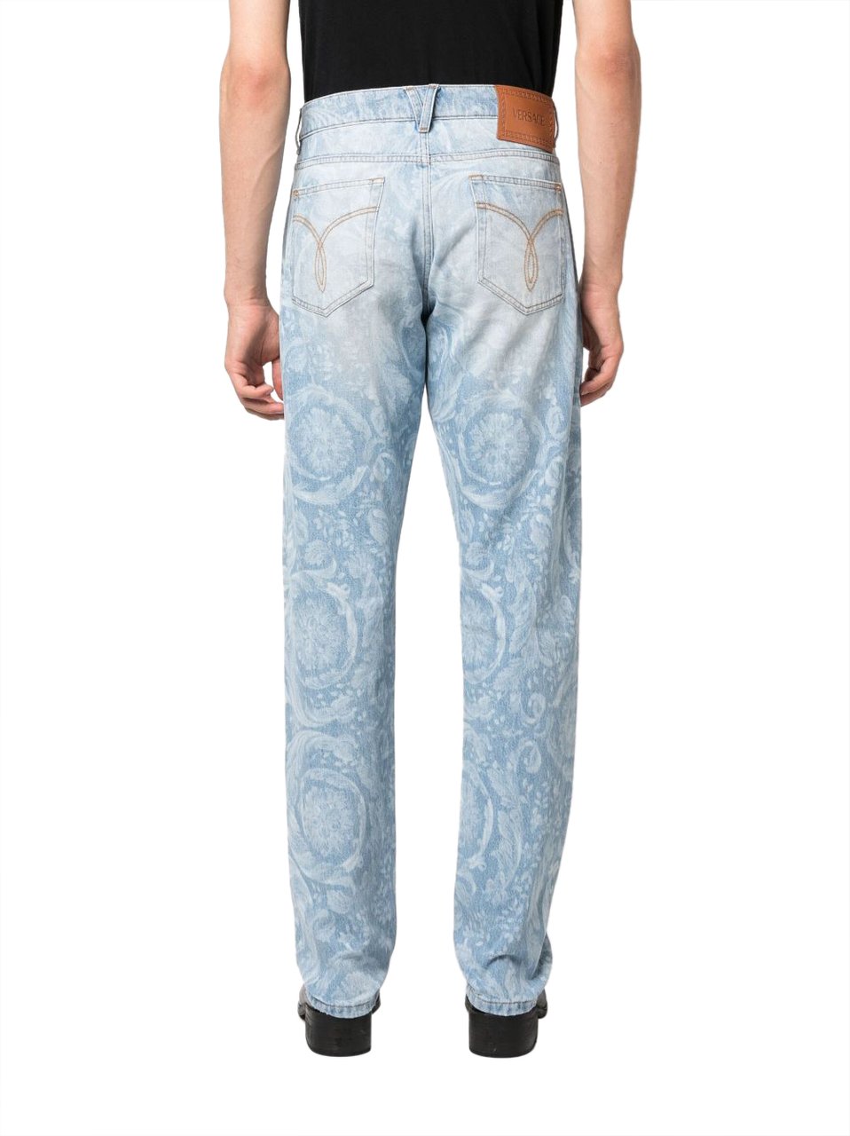 Versace Trousers Blue Blauw