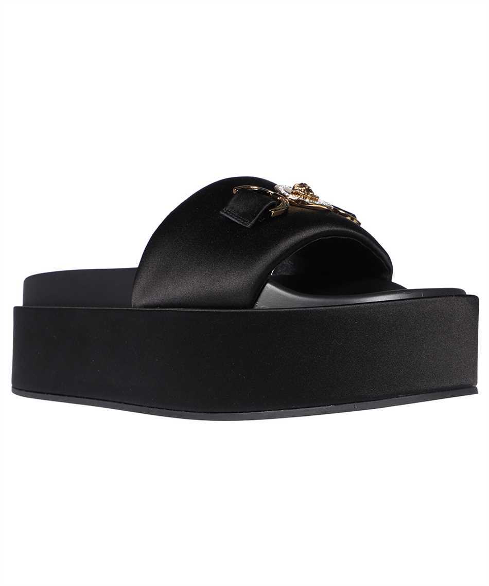 Versace Slides with logo Zwart