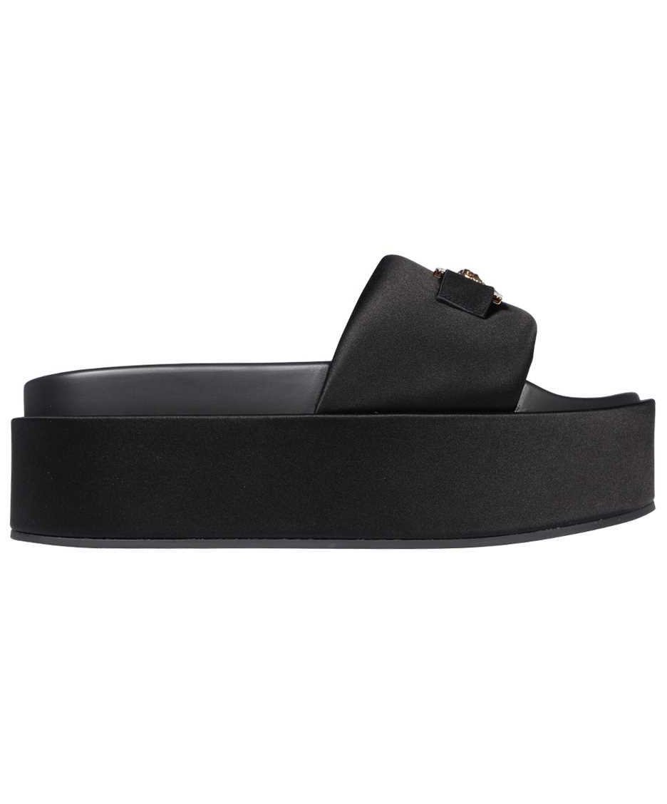 Versace Slides with logo Zwart