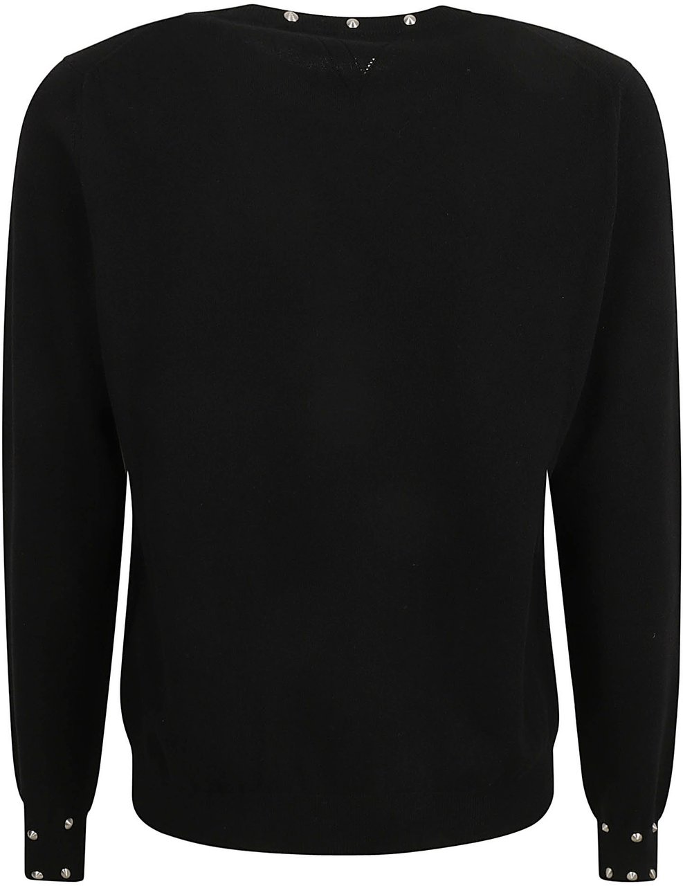 Versace Classic Black Sweater with Refined Silhouette Zwart
