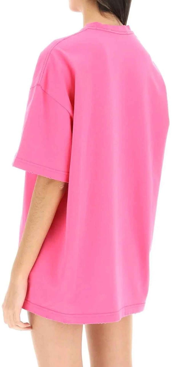 Versace Versace Cotton Logo Top Roze