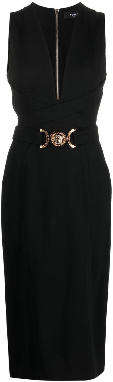 Versace Dresses Black Zwart