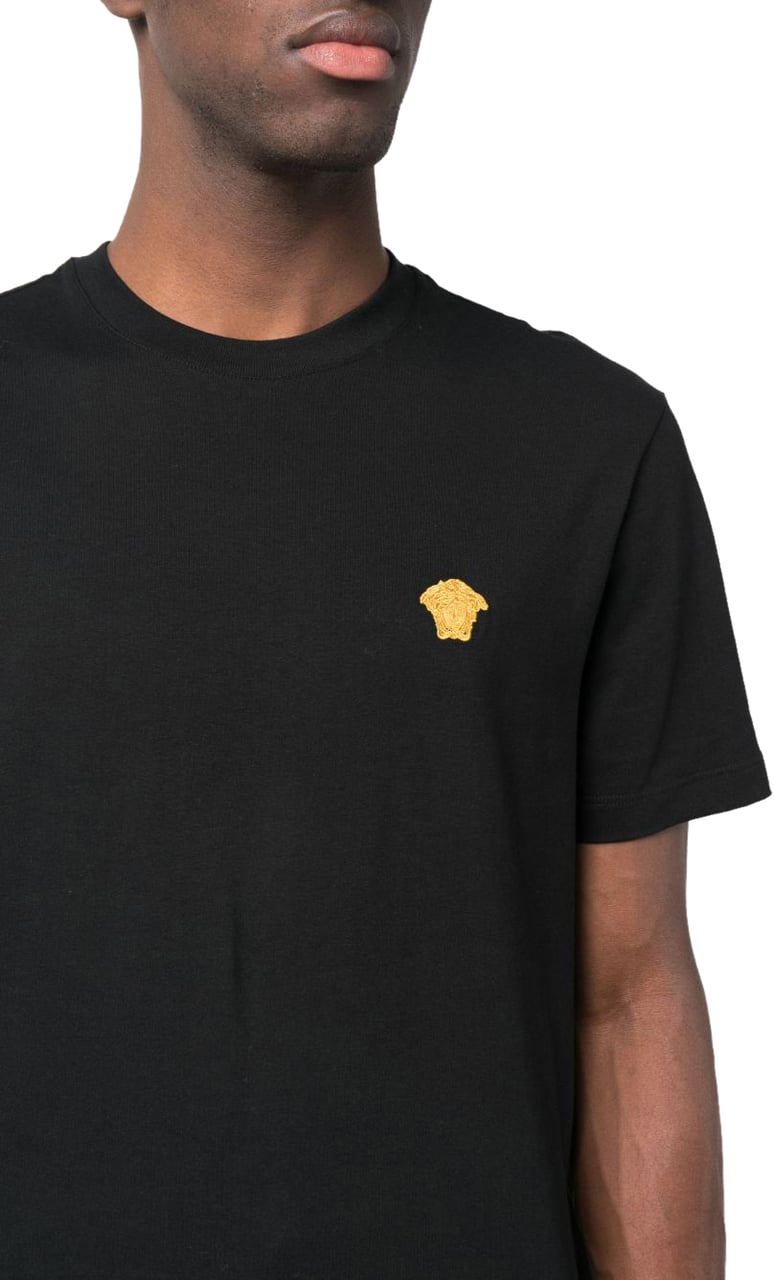 Versace T-Shirts And Polos Black Zwart
