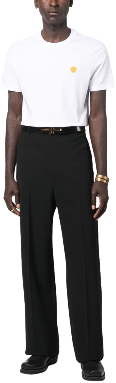 Versace T-Shirts And Polos Optical White Wit